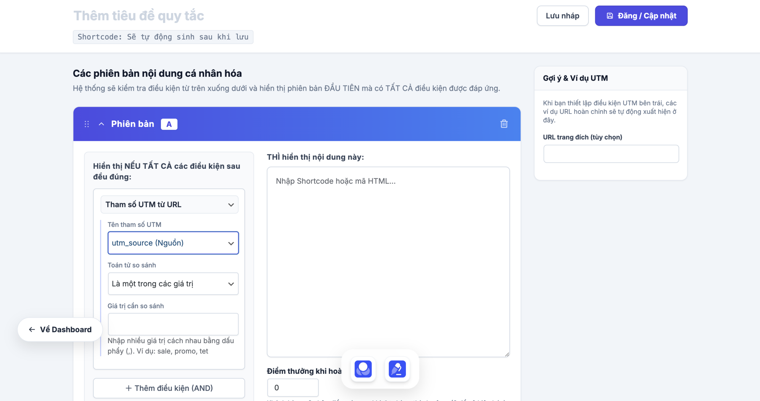 Tham số UTM từ URL 1