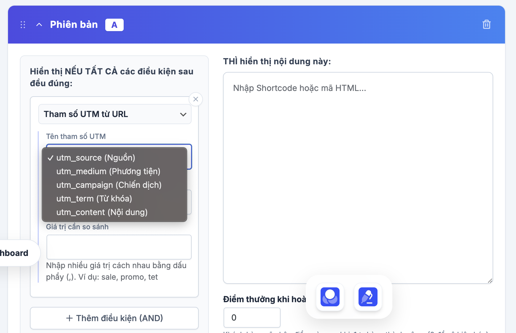 Tham số UTM từ URL 2