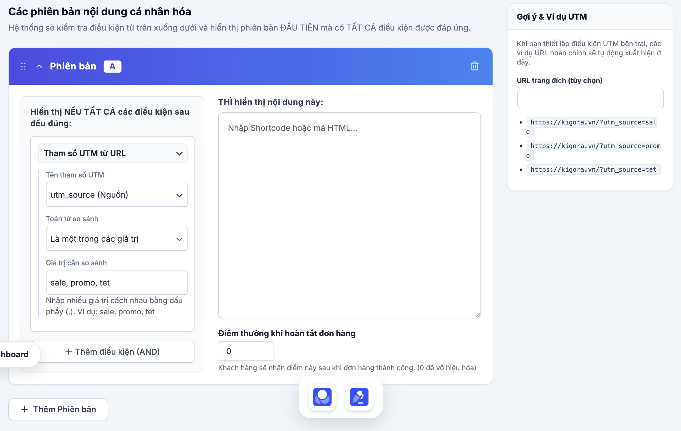 Tham số UTM từ URL 3