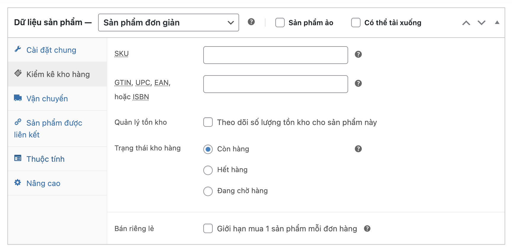 Mã định danh SKU