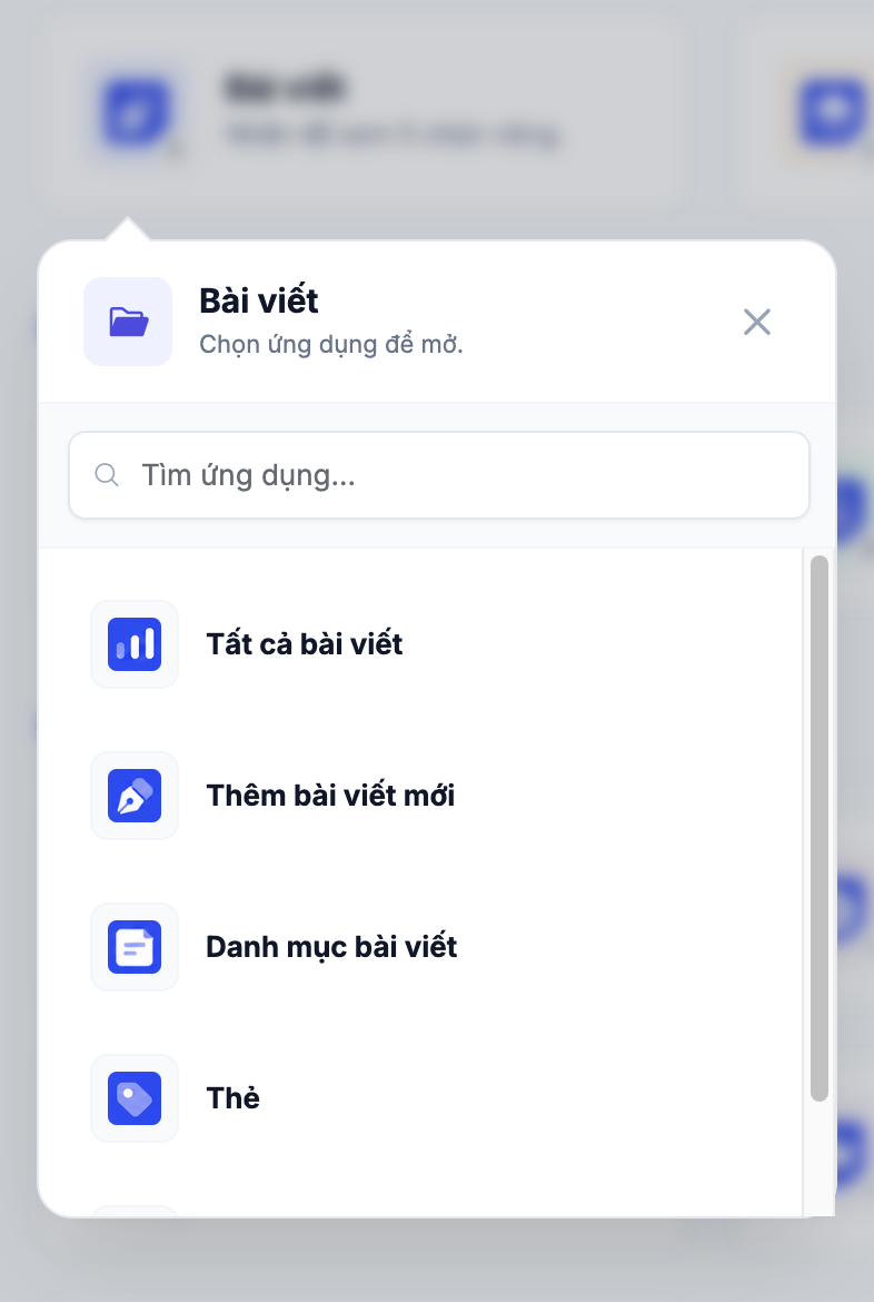 Quy trình xuất bản bài viết - Bước 1